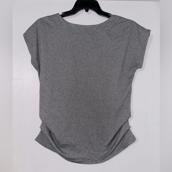 AUW side ruched shirt Medium - Picture 2 of 9